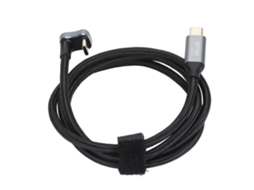 Cabo De Dados U Forma Usb-c Macho Para Macho 10gbps Pd100w Carregamento Rápido 4k 60hz 100cm