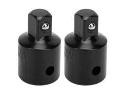 2pcs adaptador de soquete chave rato aço carbono alto conversor 1/2 para 3/8