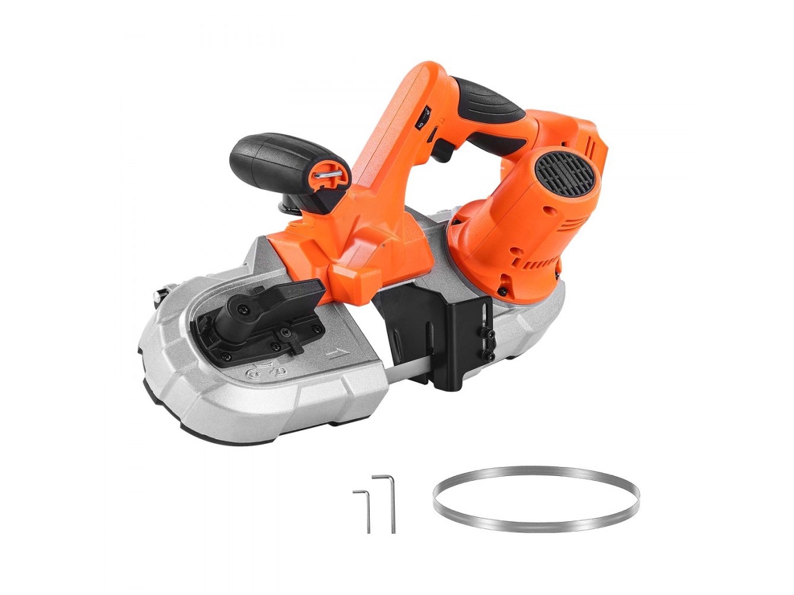 Serra De Fita Portátil A Bateria 20v Com Corte Até 65mm Tekmaquinas