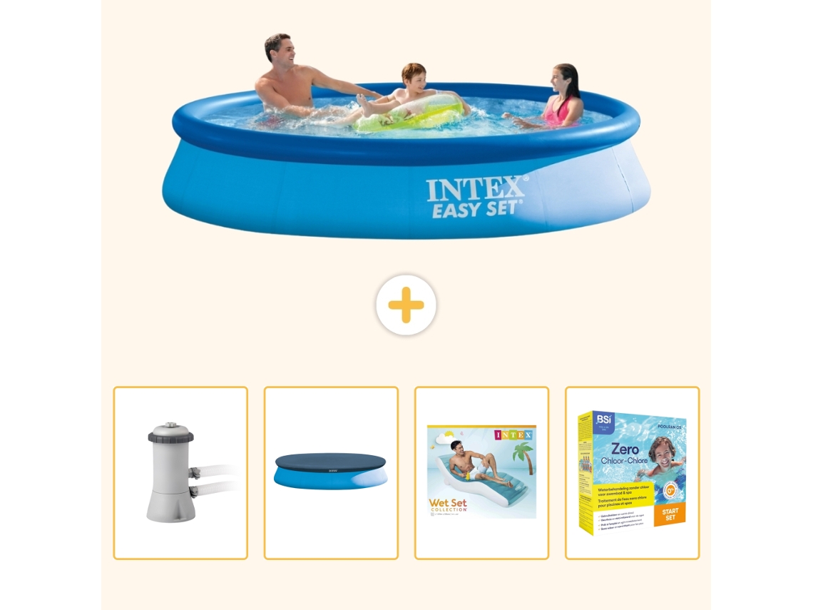 Intex Piscina Easy Set Redonda - 366x76 Cm - 5-peças S309