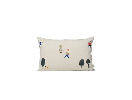 Almofadas Decorativas FERM LIVING (60 cm x 40 cm - Algodão - Branco)