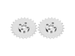 2pcs Rodas Dentadas 24 Dentes Liga de Zinco 52mmx6.8mm Peças Robô Industrial Engrenagem