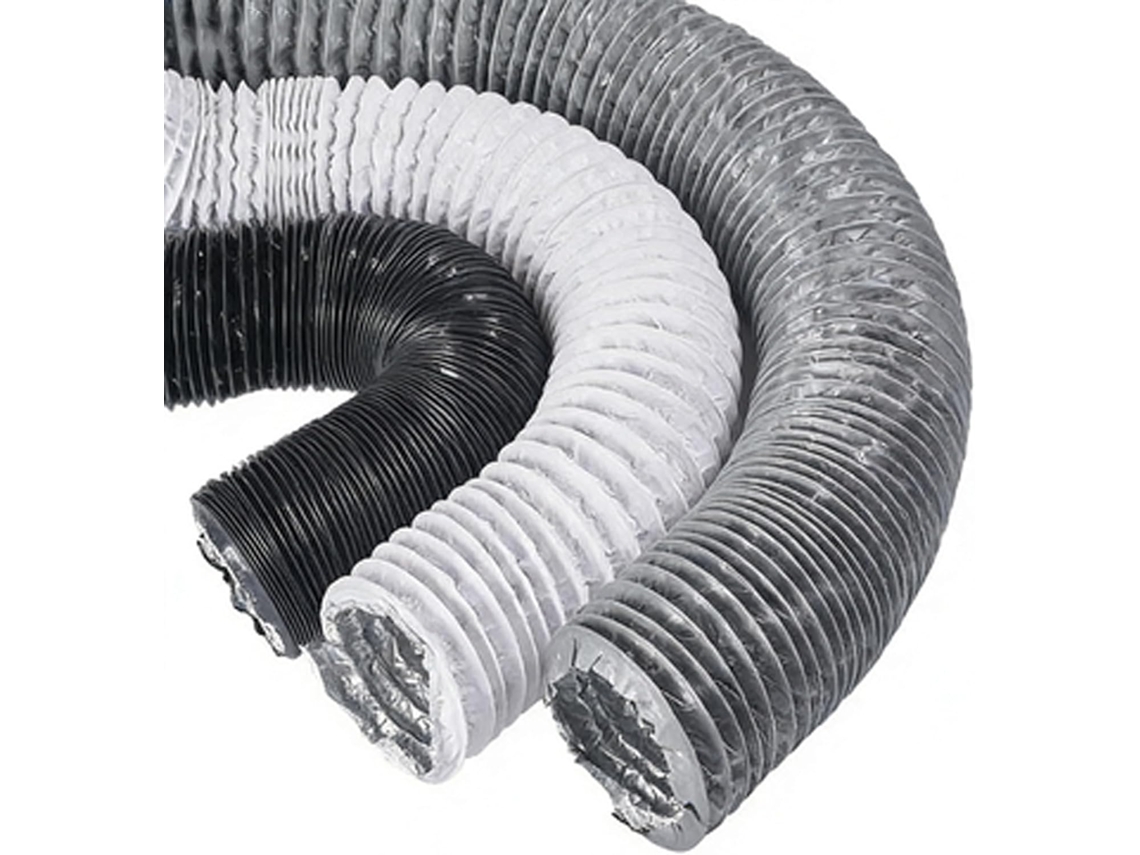 Duto de Ar Isolado com Folha de Alumínio 6,1 M 120 mm S/MARCA