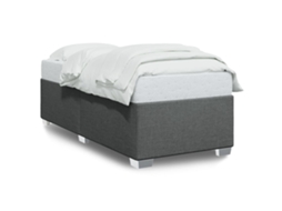 Estrutura de Cama Sem Colchão Tecido Cinzento escuro MAISON EXCLUSIVE (80x200 cm)
