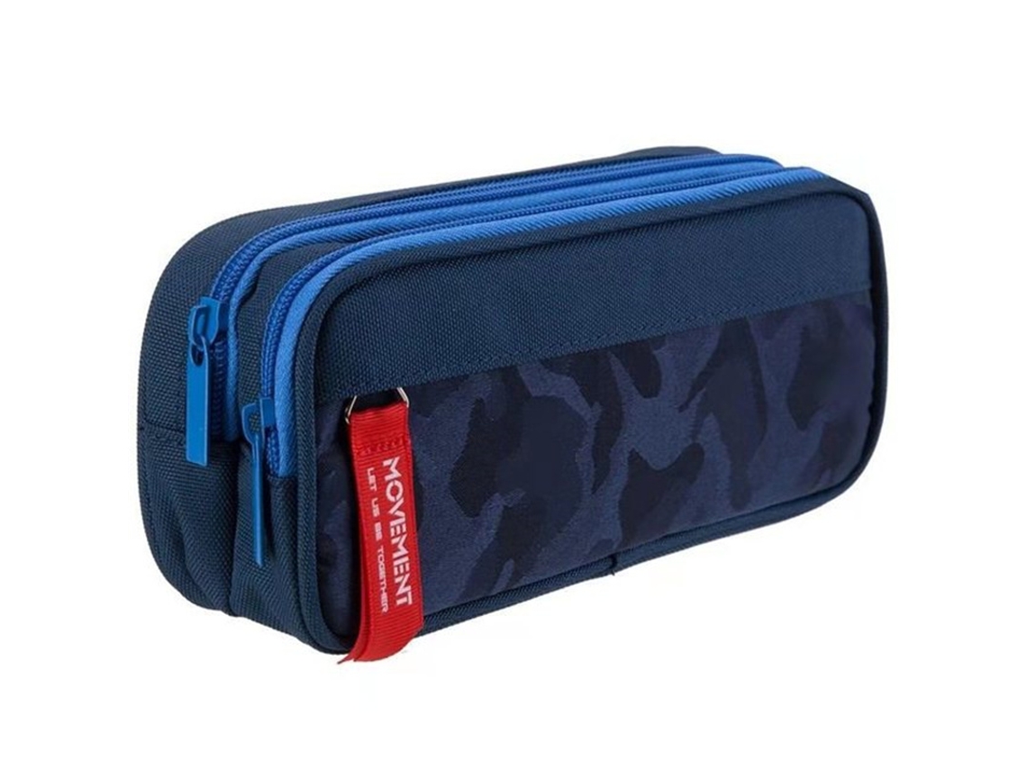 Estojo de Lona com Zíper Duplo, Estampa Camuflada MDUG (estilo 1)