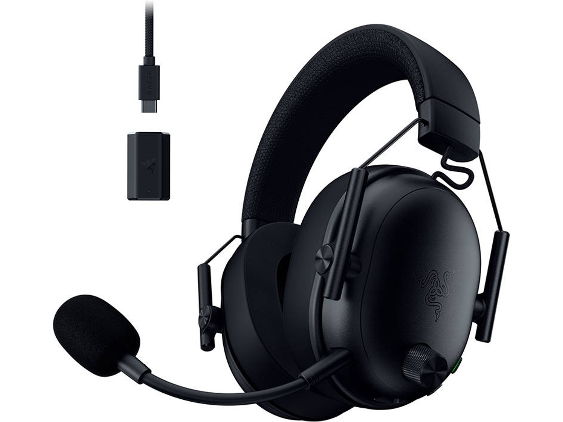 Auscultadores RAZER BlackShark V3 (Wireless - Over Ear - Microfone - Preto)