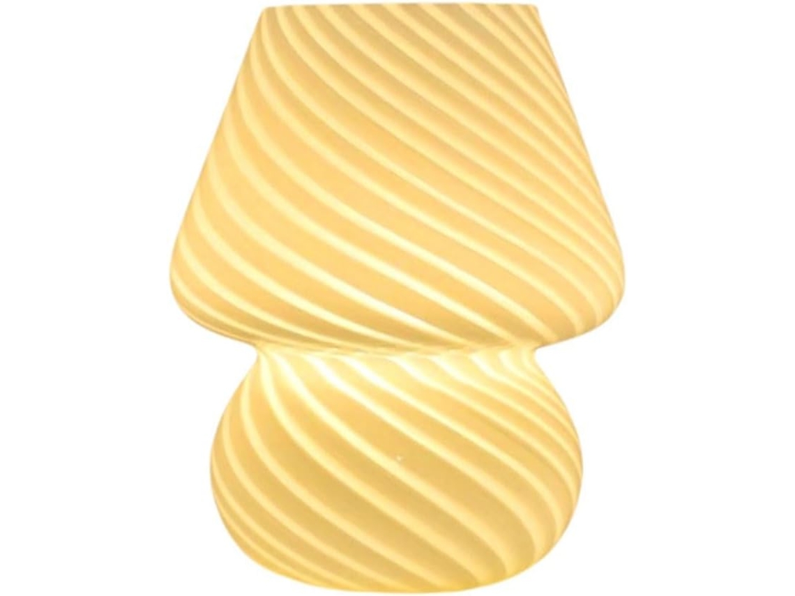 Luminária De Mesa De Vidro Led Para Quarto, Cabeceira Ou Mesa Infantil Decoração C Gokoco