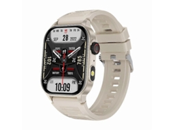 Smartwatch KM20 com chamadas Bluetooth, monitoramento de saúde, controle de música e relógio esportivo para atividades ao ar livre. Ly Ebike