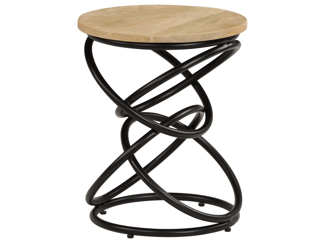 Vidaxl Mesa De Extremidade Madeira De Mangueira Maciça 40x50 Cm