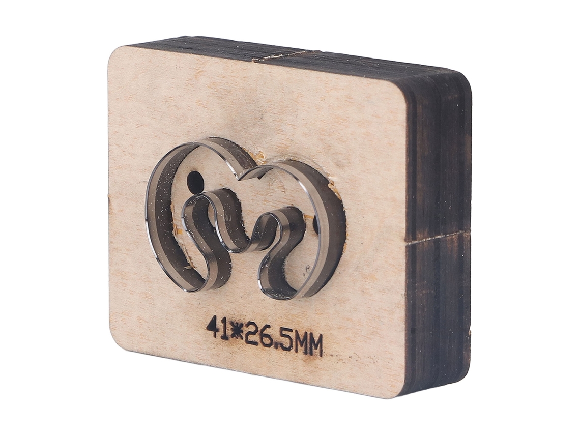 Laxiscreed Ferramenta De Perfuração E Corte Para Couro, Madeira E Borracha, Shape No. 3