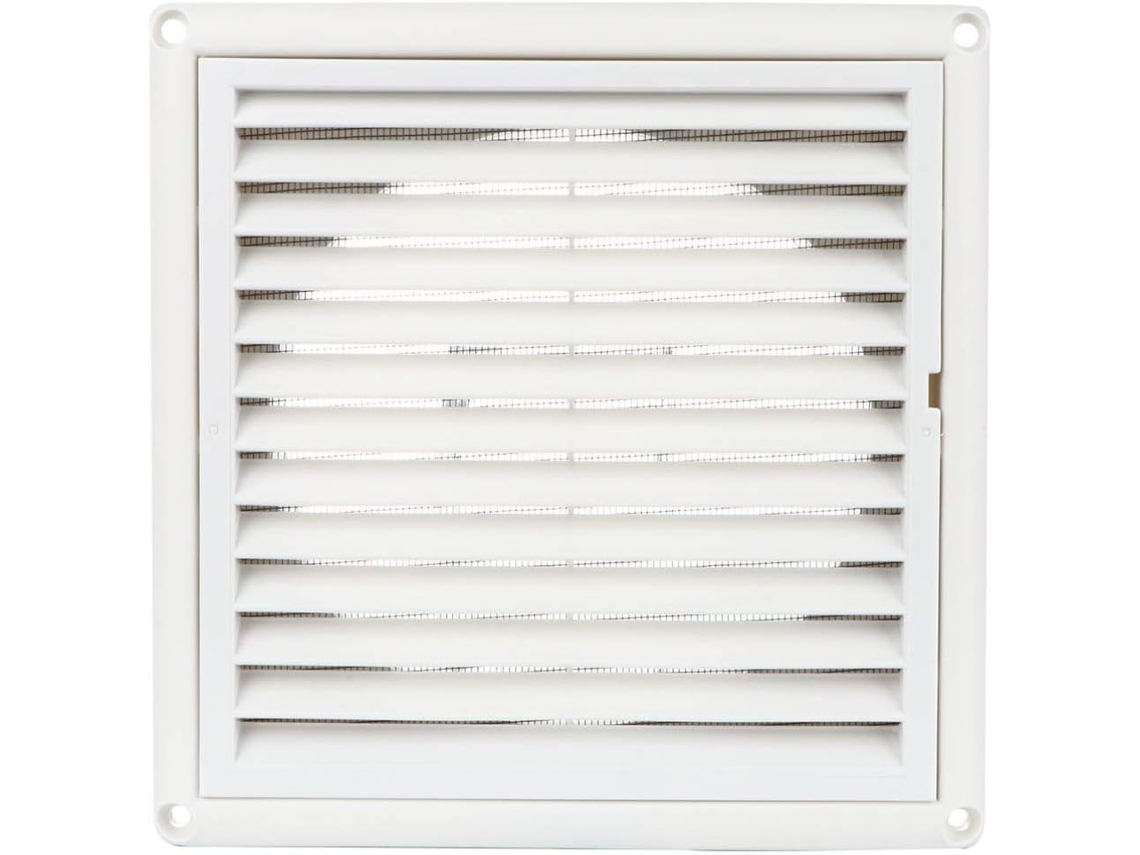 Grelha De Ventilação Para Parede E Teto (1 Peça) Com Tela Mosquiteira.