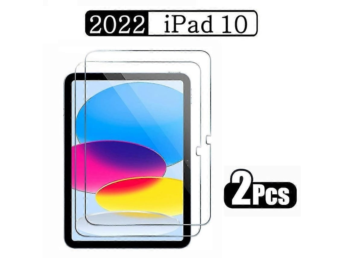 2 Películas De Vidro Temperado Compatíveis Com Apple Ipad 2022 10,9 Polegadas 10ª Geração