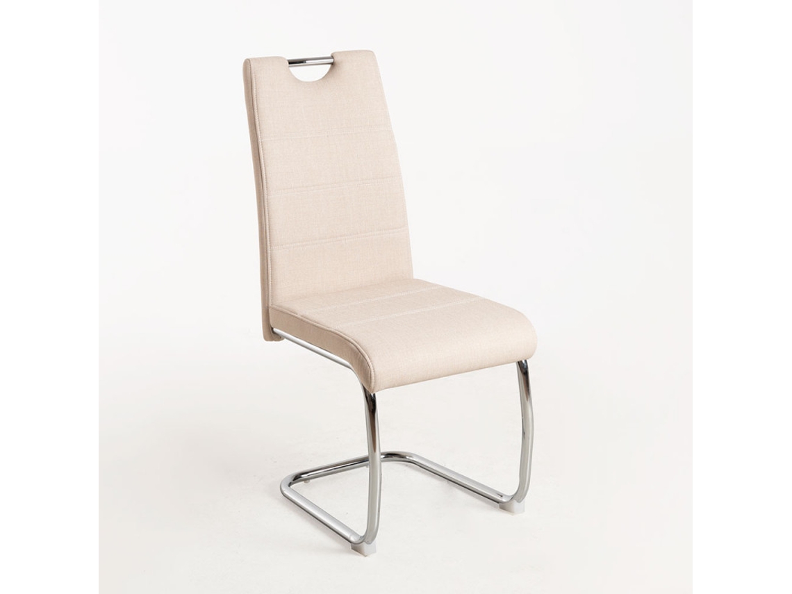 Cadeira Hallen Tecido - Beige