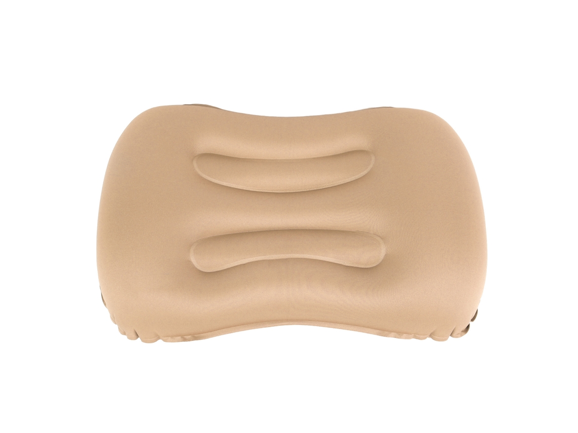 Travesseiro inflável TPU, ergonômico, portátil, para camping, viagem, khaki S/MARCA