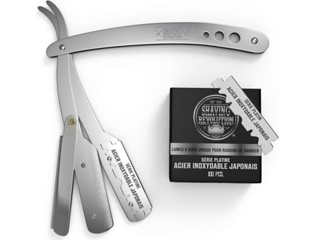 Barbeador de barba Coupe Choux com 100 lâminas para um barbear rente Kit de barba para homens Fnmjisdhguisgdyusd