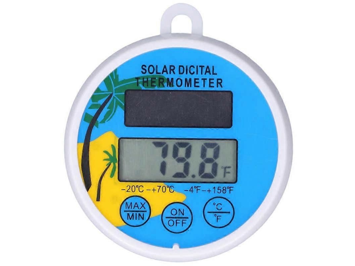 Termômetro Flutuante, Termômetro Solar Preciso para Piscina. GOKOCO