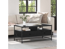 Vidaxl Mesa De Centro Carvalho Preto 100 X 51 X 45 Cm