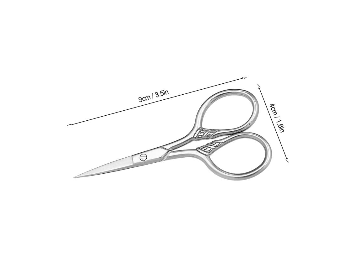 2026 tijeras de Afeitar de Acero Inoxidable para Barba Bigote Cejas Y Pelo Cortar Pequeñas Y Portátiles para Uso En Casa Y Peluquería