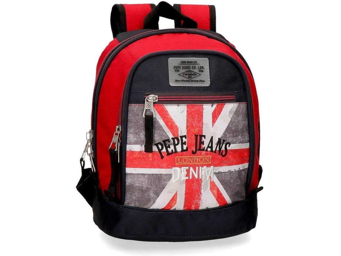 Mochila PEPE JEANS Calvin Vermelho (23 x 30 x 14 cm)