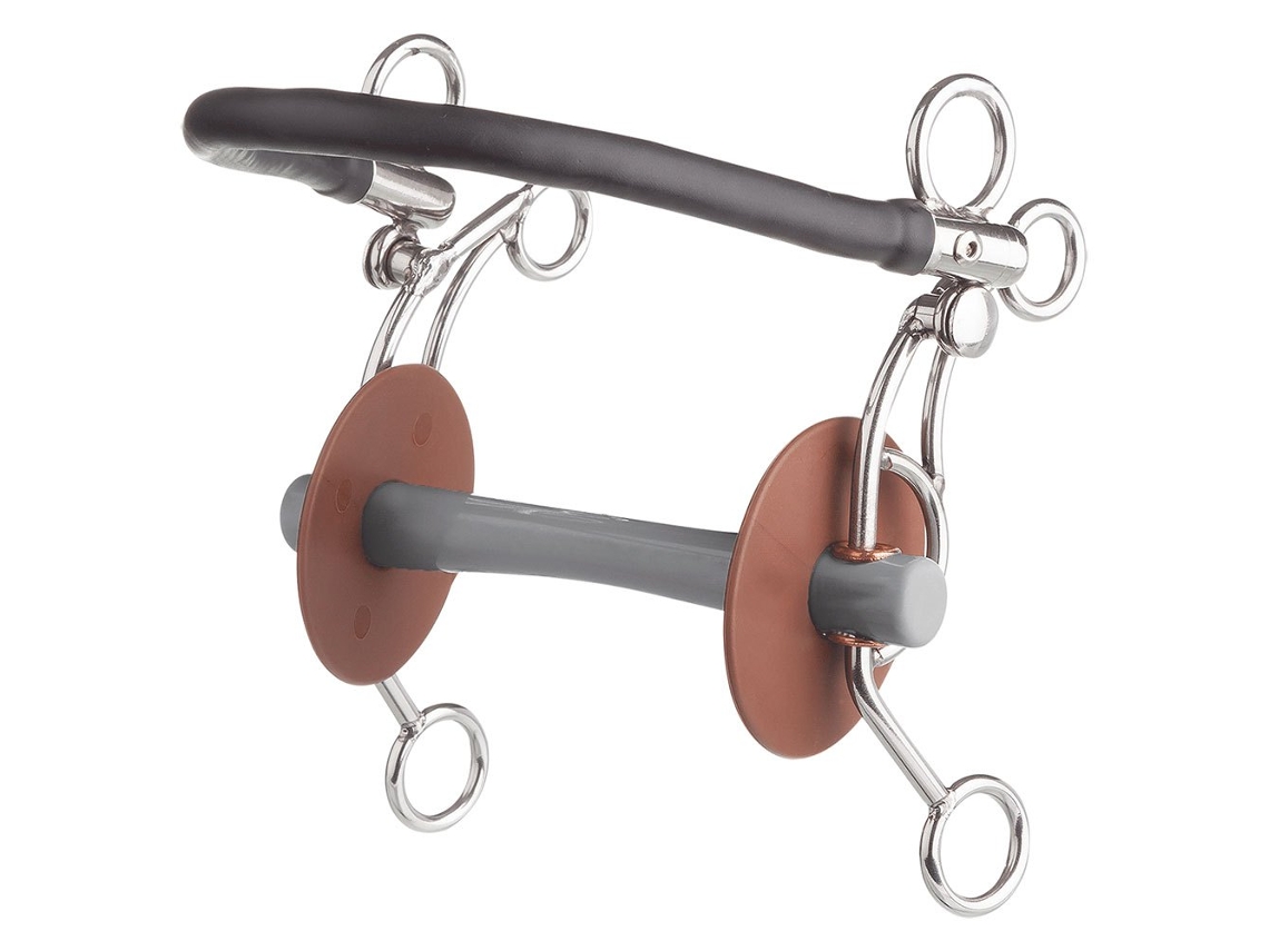 Hard Hackamore Tandem Us Comfort Bar Prateado 130 Mmberis