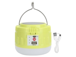 Lanterna Solar Com 4 Modos De Iluminação, Bateria De Lítio De 3600mah, Led, À Prova Dágua Ip44, Carregamento Solar Usb, Para Camping. Olysi Shop