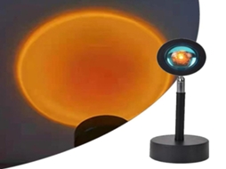 Luminária Noturna LED Lurelia, USB, Rotação 360°, RGB, para Quarto Modelo 2