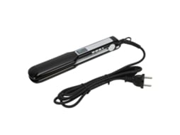Prancha De Cabelo Elétrico Com Regulagem De Temperatura E Display Lcd Para Alisamento E Curlers