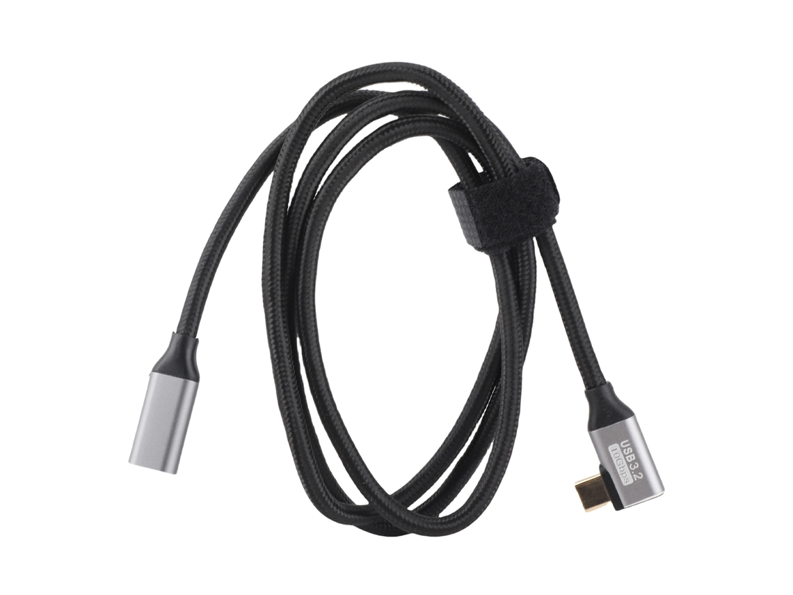 Mali cabo Extensor Usb3.2 Type C 90 Graus 100w Pd 5a 4k 60hz Gen 2 com Ângulo Reto