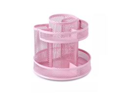 Lurelia Porta-lápis Giratório, 16,5 X 15,5 Cm, 35 Kg, Rosa