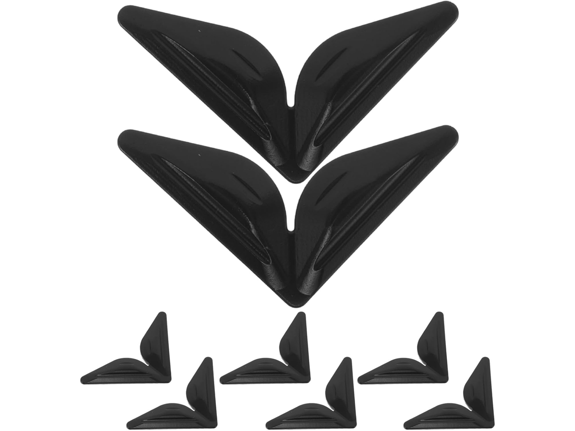 Protetores De Porta Invisíveis Em Pu Preto Com Forte Adesão.