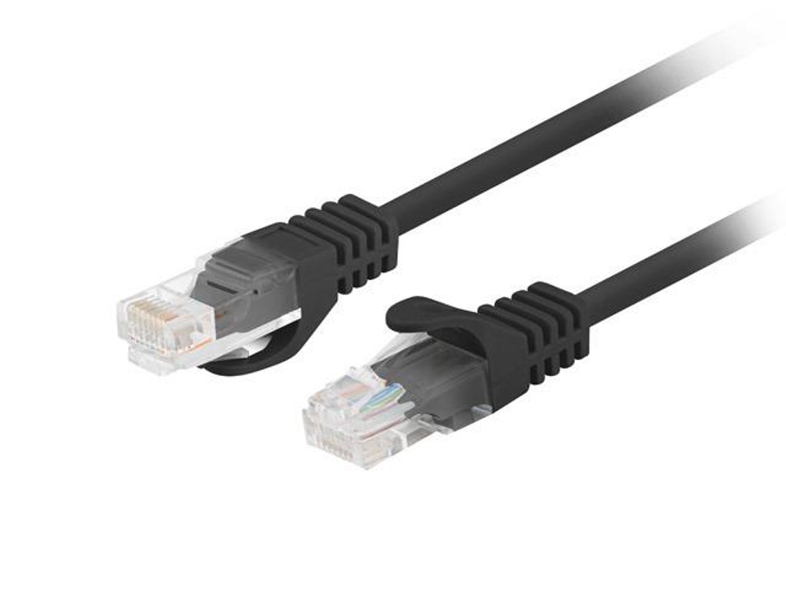 Cabo De Rede Lanberg Utp Para Switch De Rede E Computador, 2 M, Cat 6, Pacote Com 10 Unidades.
