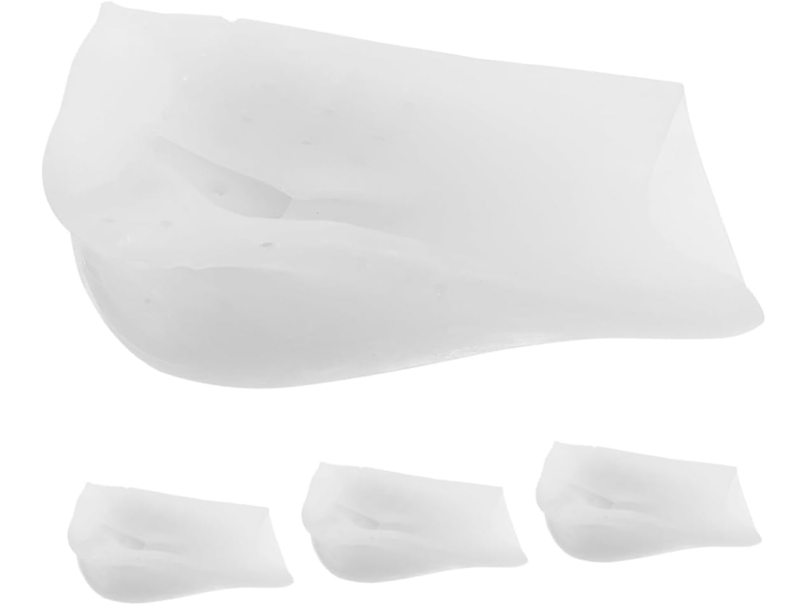 2 Pares De Palmilhas Invisíveis Silicone Para Aumentar A Altura, Reutilizáveis E Confortáveis, Para Mulheres