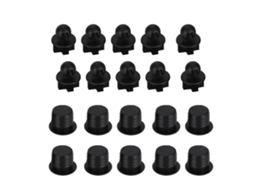 Capa Mali de proteção em silicone vermelha para joystick de PS5