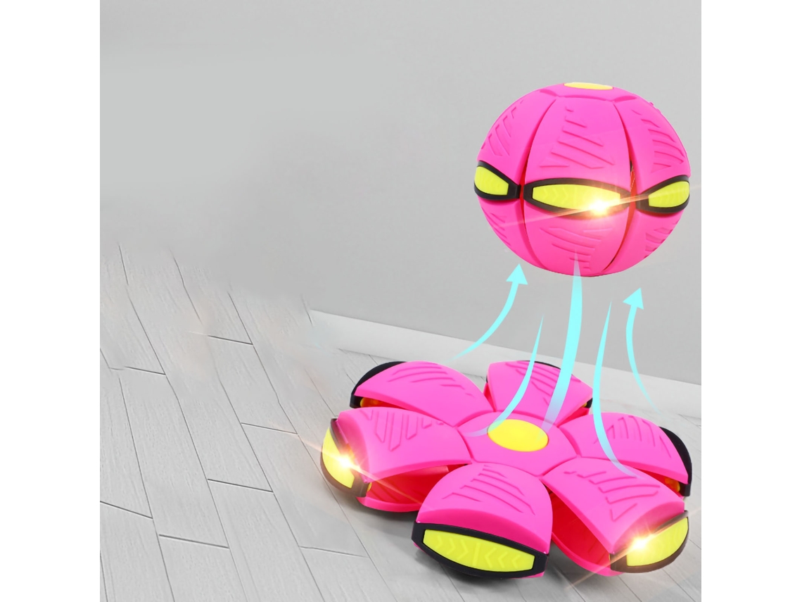 Ats pelota Plana de Lanzamiento para Adolescentes Color Rojo Rosa Pelota de Deformación Juguete Interactivo Padre Hijo