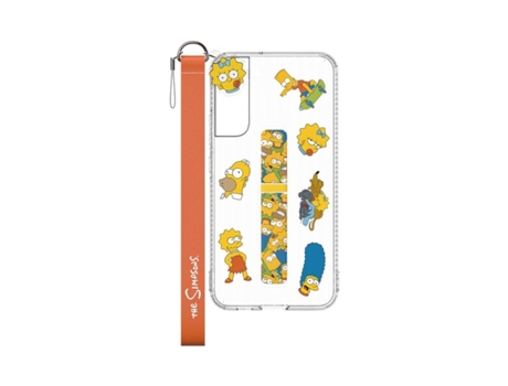 Suporte Bracelete Autocolantes Simpsons para Samsung Galaxy S22 THE SIMPSONS Polímero Multicor