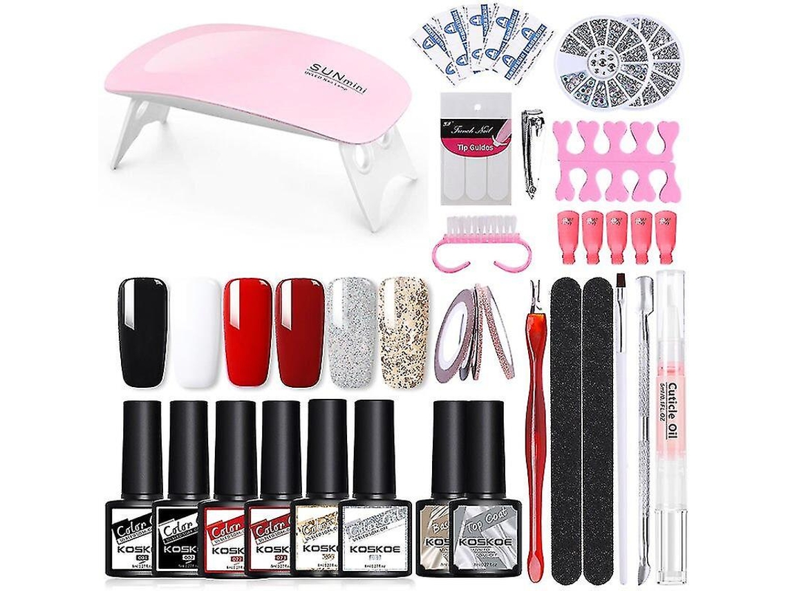 Conjunto De Manicure E Secador De Unhas Com Lâmpada Led Ly Ebike
