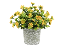 Plantas Artificiais de Alecrim em Vaso Arbustos Rústicos de Topiária para Decoração de Mesa na Sala de Estar NEVEANCE