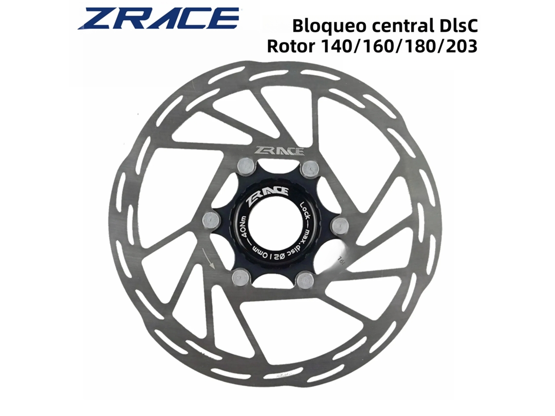 Rotor De Freio Zrace Center Lock 140 180 Mm Para Bicicleta De Estrada Mtbvayotoy