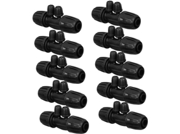 Conjunto De 10 Conectores Rápidos Com Espigão Para Mangueira