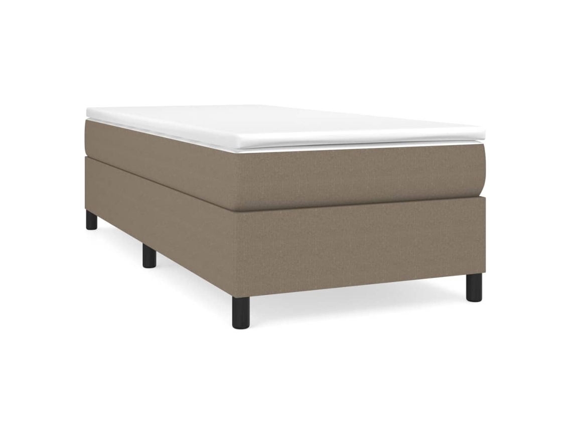 Estrutura de Cama com Molas 90x190 Cm Tecido Cinzento MAISON EXCLUSIVE