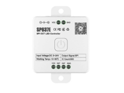 Controlador Duplo SPI AND-SP637E com suporte para DC5-24V e controle remoto com tela sensível ao toque de 2,4G