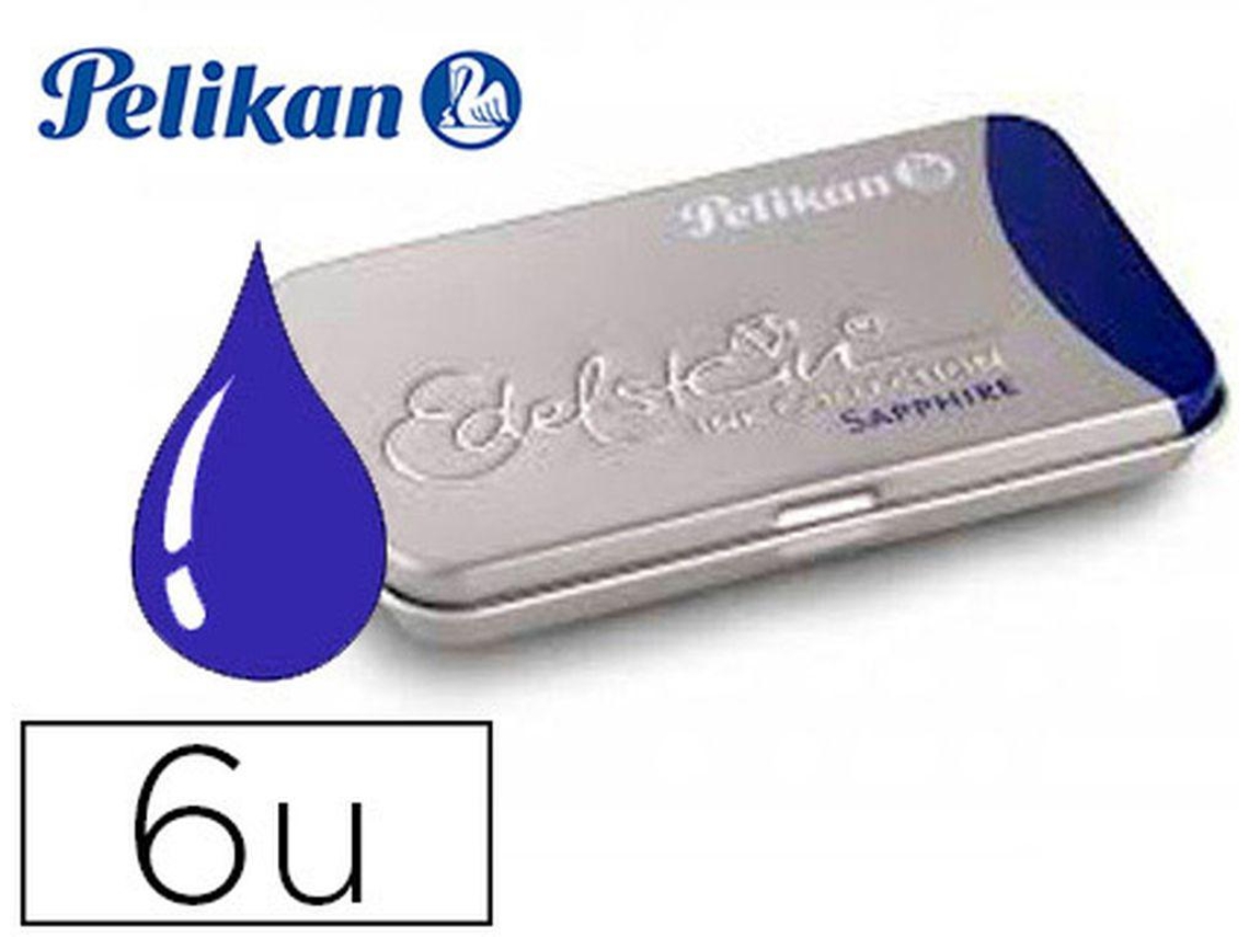 Cartucho Pelikan 6 Gtp Sapphire