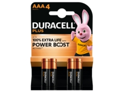 Pilha Duracell 10x4 Duracell Plus Aaa
