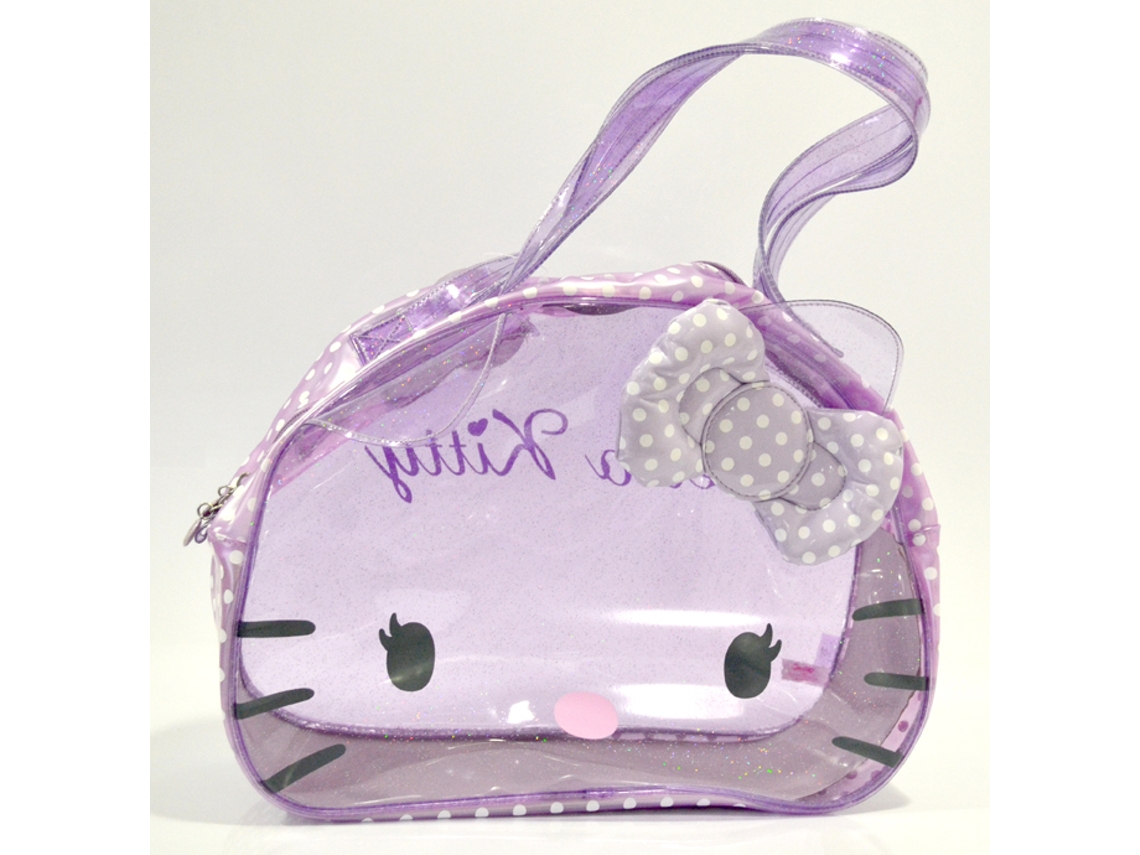 Bolsa De Ombro Hello Kitty Dotty Crystal