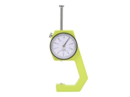 Medidor De Espesor Portátil Com Dial, Resolução 0,1mm, Intervalo 0-30mm, Cabeça Cónica, Ferramenta De Medição De Espesor