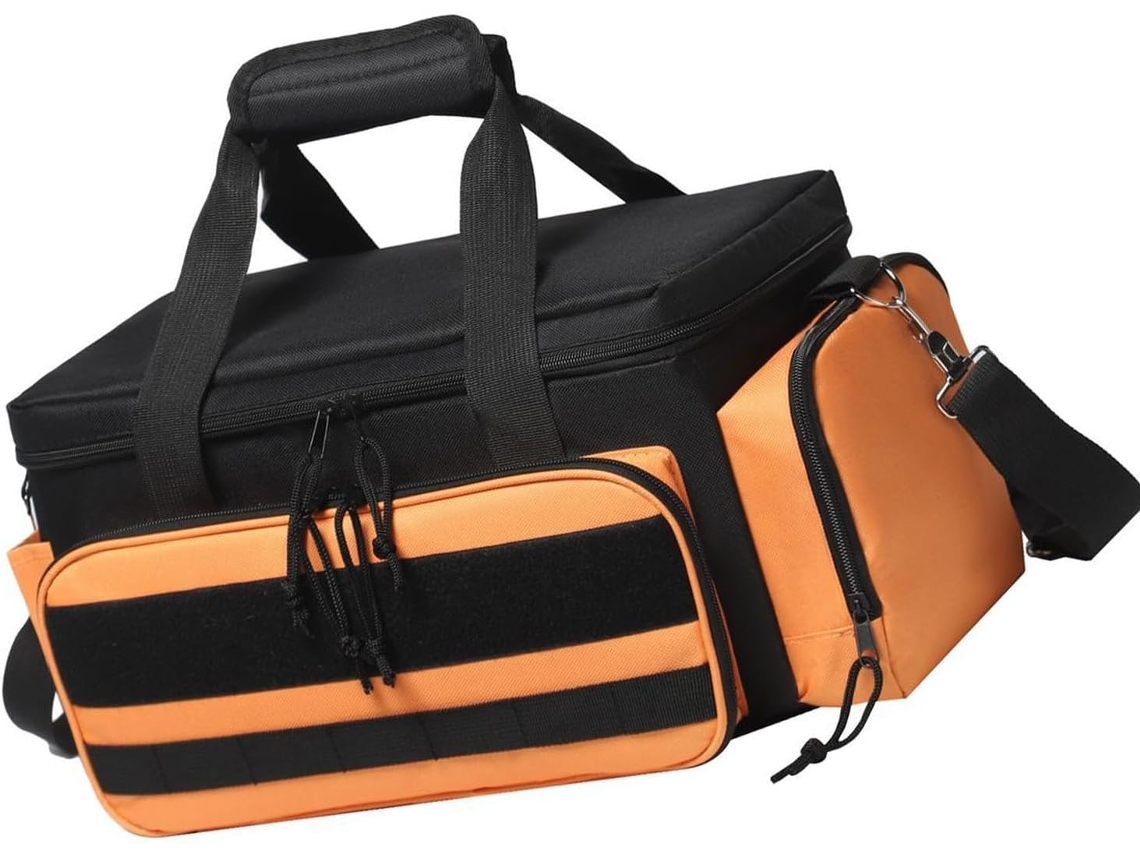 Bolsa Para Ferramentas De Nylon Resistente Grande Capacidade 14 Polegadas Com Vários Bolsos, Design Robusto, Alça De
