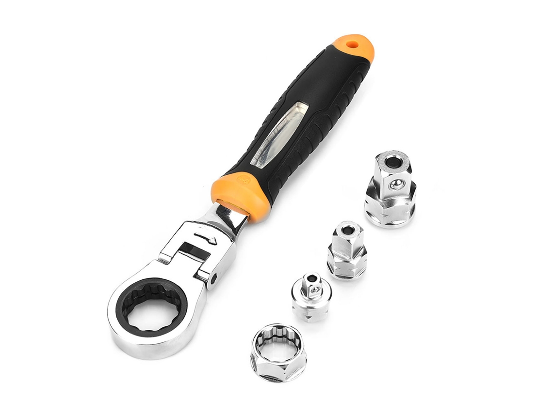 Chave de Soquete Retrátil Reversível com Mancal 1/2" | S/MARCA