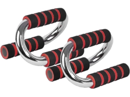 Rebe-barras De Flexões Com Grifos De Espuma Antideslizante E Design Ergonômico S (vermelho E Preto, 12*18*12cm)
