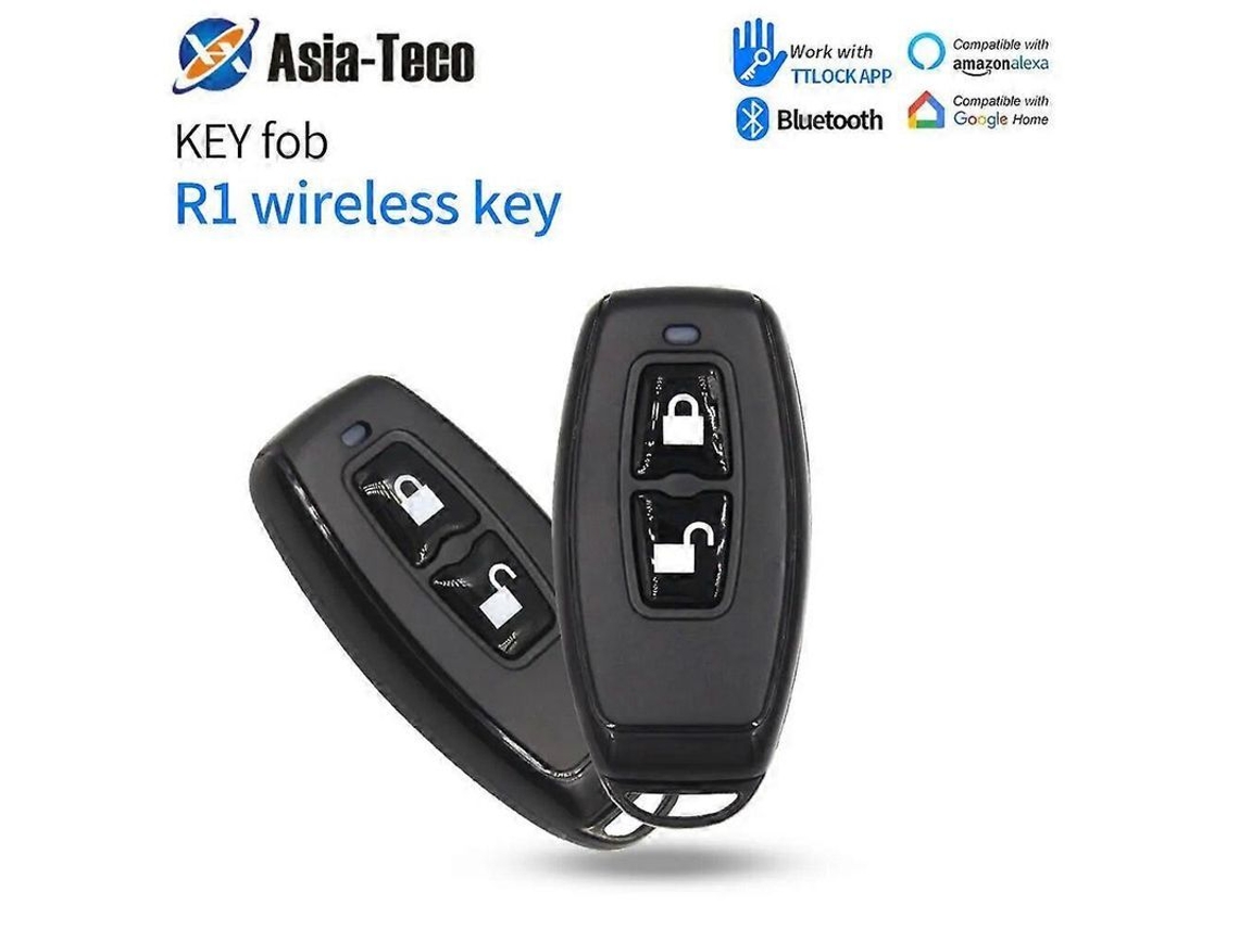 Controle remoto YURU sem fio TTLock R1, 2.4GHz, para fechaduras inteligentes, com app TTLock, 868MHz