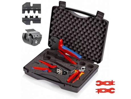 Kit de ferramentas para fotovoltaica multicontato 4, 7 peças Kip